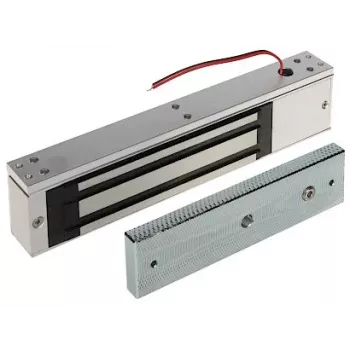 INNE ZE-320 elektromagnetinė spyna, 300 kg laikymo jėga, 12/24V DC, Fail-Safe, montuojama ant paviršiaus