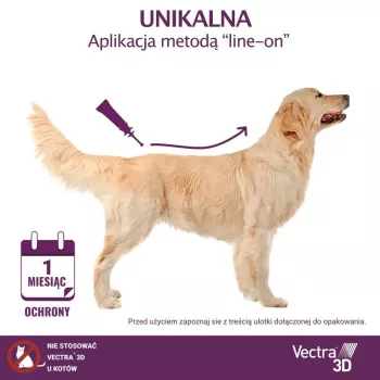 Ceva Vectra 3D lašai ant keteros šunims 25-40 kg (3 pipetės)