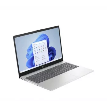 HP 15-fd0064nx 15,6 colio FHD nešiojamas kompiuteris - Intel Core i3-1315U, 8GB RAM, 256GB SSD, Windows 11 Home, sidabrinis