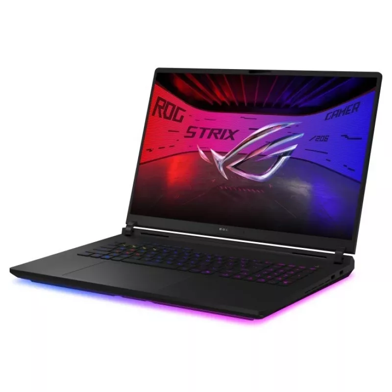 ASUS ROG Strix SCAR 18 G835LXG-U9642W 18 colių 4K 240Hz Mini LED žaidimų nešiojamasis kompiuteris (Intel Core Ultra 9 290HX, GeForce RTX 5090 24GB, 64GB DDR5, 2TB SSD, Windows 11 Home, Off Black)