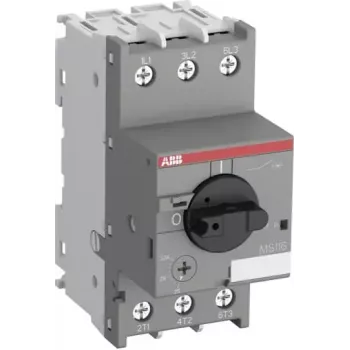 ABB MS116-20 Variklio apsaugos automatinis jungiklis, 16-20 A, 3 polių, 690 V AC, 50 kA, varžtiniai gnybtai