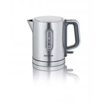 Severin WK 3401 nerūdijančio plieno elektrinis virdulys 1,7 L 2200 W sidabrinis