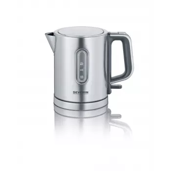 Severin WK 3401 nerūdijančio plieno elektrinis virdulys 1,7 L 2200 W sidabrinis