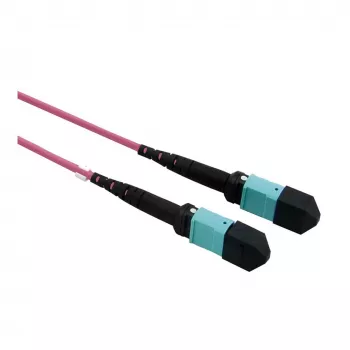 VALUE MPO magistralinis kabelis 50/125µm OM4, MPO/MPO, Type A, violetinis, 15 m