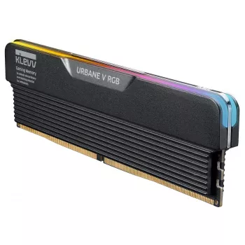 32GB KLEVV (16GBx2) Urban V RGB 6000 CL28 juodos spalvos