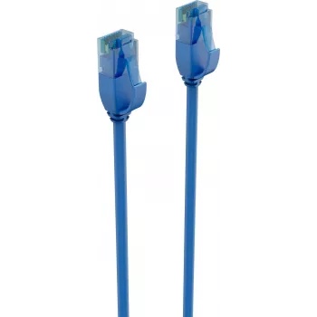 ShiverPeaks BASIC-S Slim Cat.6 U/UTP Patch Laidas, 5m, mėlynas