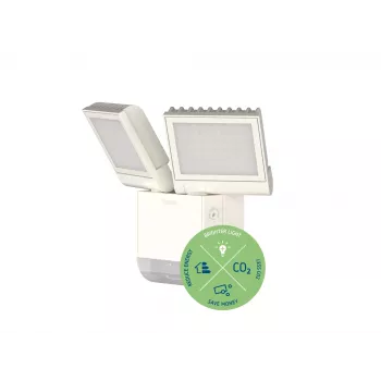 THEBEN theLeda S17-100 WH LED prožektorius su judesio detektoriumi sieniniam montavimui 17W