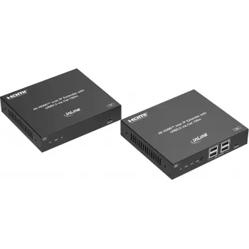 InLine® KVM Extender per IP, HDMI 4K/60Hz, 100m, rinkinys (57886G)