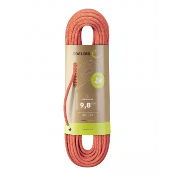 Edelrid Heron Eco Dry 9.8 mm 70 m dinaminė laipiojimo virvė - Fire