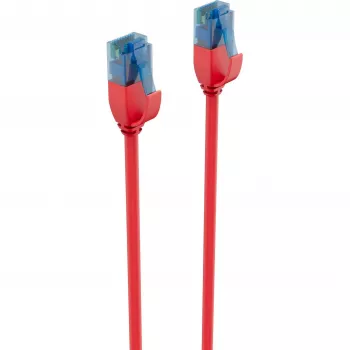 ShiverPeaks BASIC-S plonas Cat6 U/UTP jungiamasis laidas, 3,0 m, raudonas