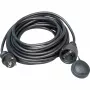 Kopp Safety ilginimo laidas, guminis kištukas/ jungtis/ laidas, 10 m, H07RN-F, 3G1.5, IP44, juodas