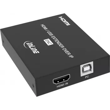 InLine® KVM Extender per IP, HDMI Full HD, 150 m, siųstuvas (TX)