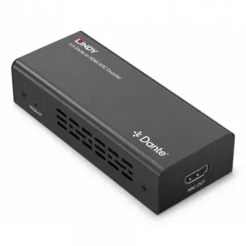 Lindy 2ch Dante į HDMI ARC dekoderis