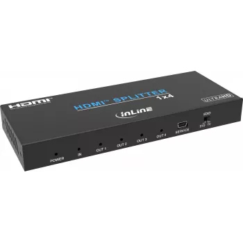 InLine® Video Splitter 1x4, HDMI 4K/60Hz