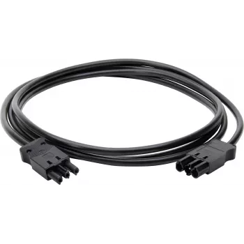 Kopp jungiamasis kabelis, suderinamas su GST kištukų sistema, M/M, 1,5 mm², 3 m, juoda