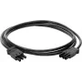 Kopp jungiamasis kabelis, suderinamas su GST kištukų sistema, M/M, 1,5 mm², 3 m, juoda