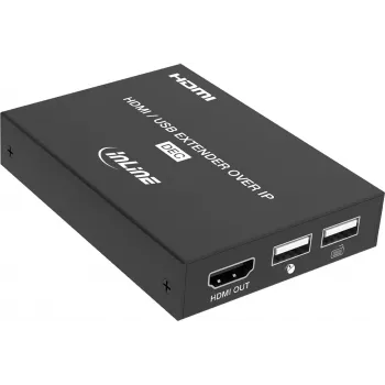 InLine® KVM siųstuvas per IP, HDMI Full HD, 150m, imtuvas (RX)