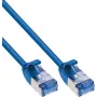 InLine® Slim Patch Laidas, U/FTP PiMf, Cat.6A, mėlynas, 7,5 m
