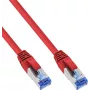 INLINE B-76805R 25 vnt. Cat.6A S/FTP LSZH jungiamasis laidas, 5 m, raudonas