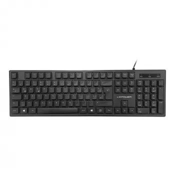 LC-Power LC-KEY-903DE biuro klaviatūra, USB, juoda, vokiškas išdėstymas