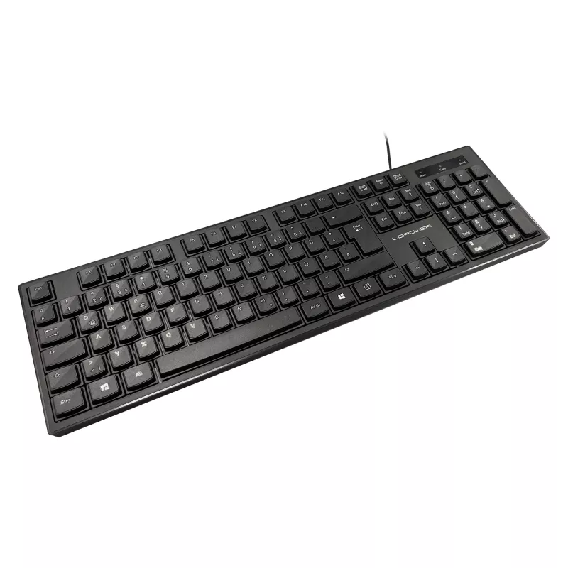 LC-Power LC-KEY-903DE biuro klaviatūra, USB, juoda, vokiškas išdėstymas