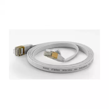 WANTEC 7004 Cat6a F/UTP trumpasis jungiamasis laidas, 0,5 m, RJ-45, 10 Gbps, juodas