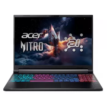 Acer Nitro V 16S AI žaidimų nešiojamasis kompiuteris - Ryzen AI 7 260, 16GB RAM, 1TB SSD, NVIDIA GeForce RTX 5050, 16 inch WQXGA 165Hz, be OS