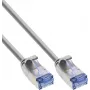 InLine® Slim Patch Cable U/FTP PiMf Cat.6A pilka 7,5 m