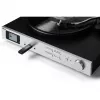 AKAI ATT-500SP juostinės pavaros vinilinis grotuvas su išoriniais garsiakalbiais, Bluetooth, USB įrašymu, juodos spalvos