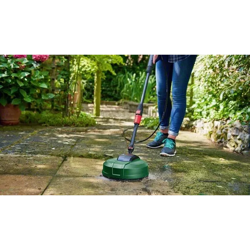 Bosch Home and Car Cleaning Kit, skirtas Aquatak slėginiams plautuvams – minkštas šepetys, 90° antgalis, 6m prailginimo žarna