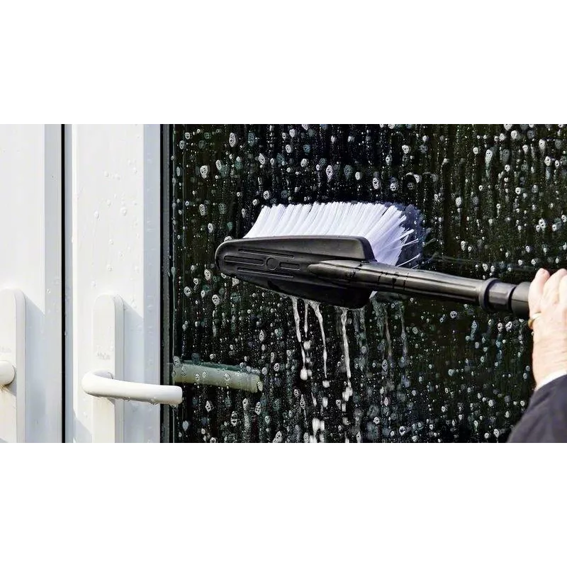 Bosch Home and Car Cleaning Kit, skirtas Aquatak slėginiams plautuvams – minkštas šepetys, 90° antgalis, 6m prailginimo žarna