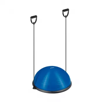 REBEL ACTIVE Half Ball Balance Trainer 58 cm su pompa - juoda/mėlyna