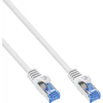INLINE B-72601W 80 vnt. Cat.6A S/FTP LSZH jungiamasis laidas, CCA, baltas, 1 m