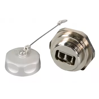 EFB Elektronik IP67DFKLCDM LC Duplex prakišamoji mova, metalinis korpusas, keraminė įvorė, M25