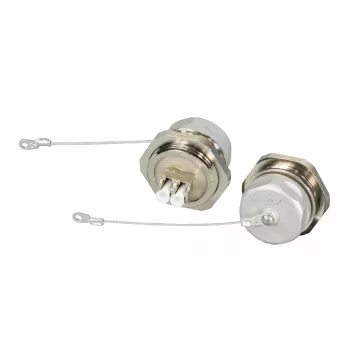EFB Elektronik IP67DFKLCDM LC Duplex prakišamoji mova, metalinis korpusas, keraminė įvorė, M25