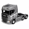HUINA 32329 Scania 1:18 6 kanalų nuotolinio valdymo vilkikas, pilka/sidabrinė