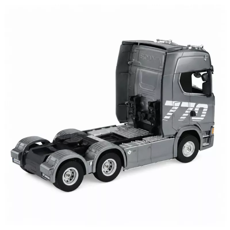 HUINA 32329 Scania 1:18 6 kanalų nuotolinio valdymo vilkikas, pilka/sidabrinė