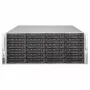 Supermicro SuperChassis 4U CSE-846BE1C-R609JBOD 24 lizdų karšto keitimo SAS3/SATA3 JBOD talpyklos korpusas su pertekliniu 600W Platinum maitinimu