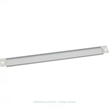 Triton RAC-ZP-X41-A1 19 inch 1U perforuota užpildymo plokštė, pilka RAL 7035