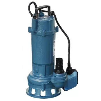 Fury 1500W povandeninis fekalinis siurblys su sraigtiniu sparnuote, 25000 L/h, 12 m pakėlimo aukštis, automatinis plūdinis jungiklis