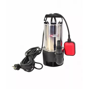 AWTOOLS AW 1100W INOX nešvaraus vandens siurblys - 15000 L/h nerūdijančio plieno povandeninis siurblys