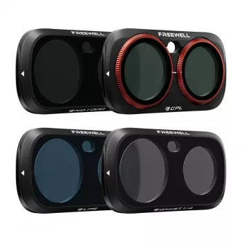 Freewell Insta360 Luna Ultra kasdienių filtrų rinkinys (4 vnt.) – ND8, ND16, ND32, CPL