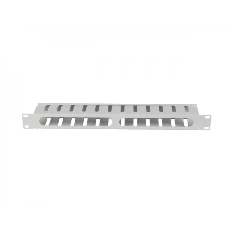 Lanberg 19 inch 1U kabelių tvarkyklė su dangteliu A tipo pilka