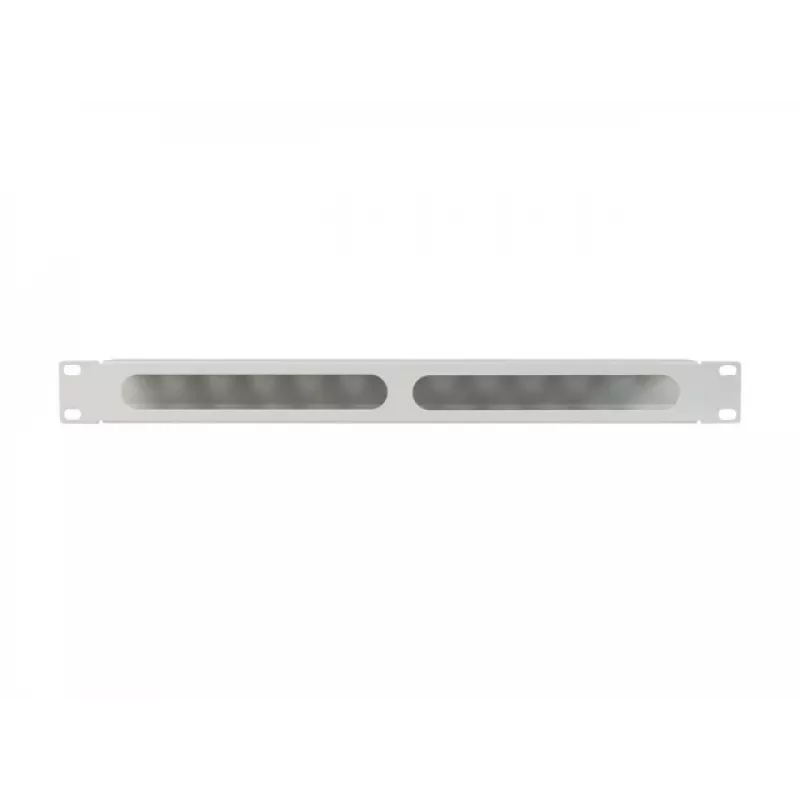 Lanberg 19 inch 1U kabelių tvarkyklė su dangteliu A tipo pilka