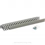 Triton RAC-VP-X02-A1 19 inch 1U vienpusis plastikinis kabelių kanalas, pilkas