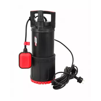 AWTOOLS AW Clean Water Pump 1200W panardinamas drenažinis siurblys su plūdiniu jungikliu, 14000 L/h, 10,5 m pakėlimo aukštis, nerūdijantis plienas, 10 m kabelis