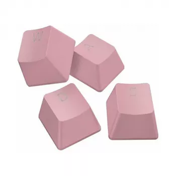 Razer PBT klavišų dangtelių ir spiralinio kabelio rinkinys, doubleshot PBT, USB-C – USB-A spiralinis kabelis, Quartz Pink spalvos (RC21-01491000-R3M1)