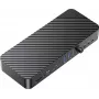 ORICO DKA22-V1-EU-BK-EP USB-C 10Gbps DisplayLink dockingo stotis su 4x 4K@60Hz ekranais ir 60W galios tiekimu