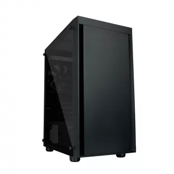 Zalman T3 PLUS mATX Mini bokštas korpusas, juodas, akrilo langas, 2 ventiliatoriai