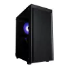 Zalman T3 PLUS mATX Mini bokštas korpusas, juodas, akrilo langas, 2 ventiliatoriai